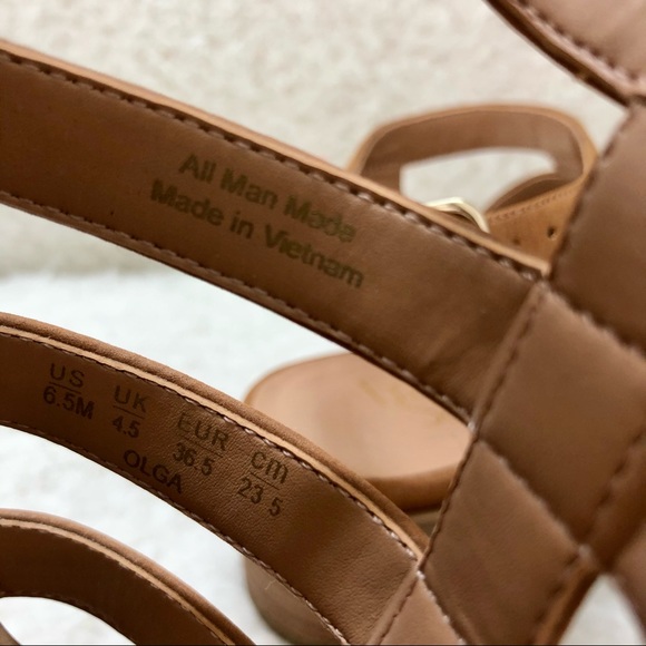Franco Sarto Olga Gladiator Sandal - Tan - Picture 15 of 15